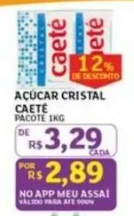 AÇÚCAR CRISTAL CAETÉ