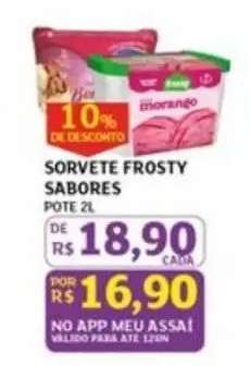 SORVETE FROSTY SABORES