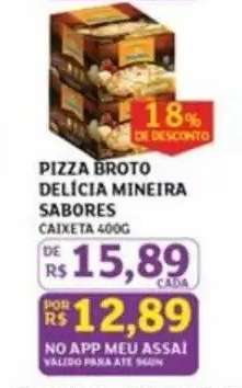 PIZZA BROTO DELICIA MINEIRA SABORES