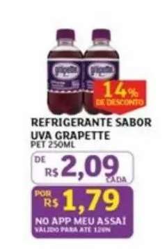 REFRIGERANTE SABOR UVA GRAPETTE