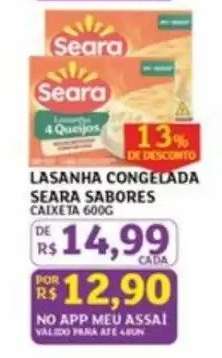 Lasanha Congelada Seara Sabores