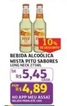 BEBIDA ALCOÓLICA MISTA PITÚ SABORES