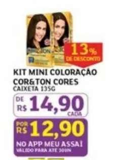 KIT MINI COLORAÇÃO COR&Ton CORES