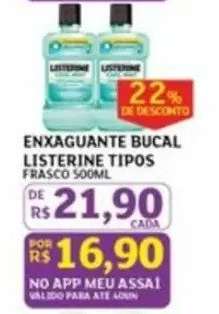 Enxaguante Bucal Listerine Tipos