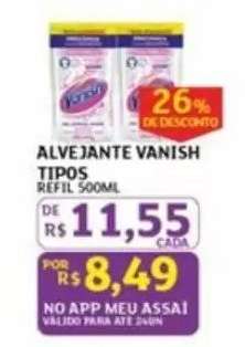 Alvejante Vanish Tipos