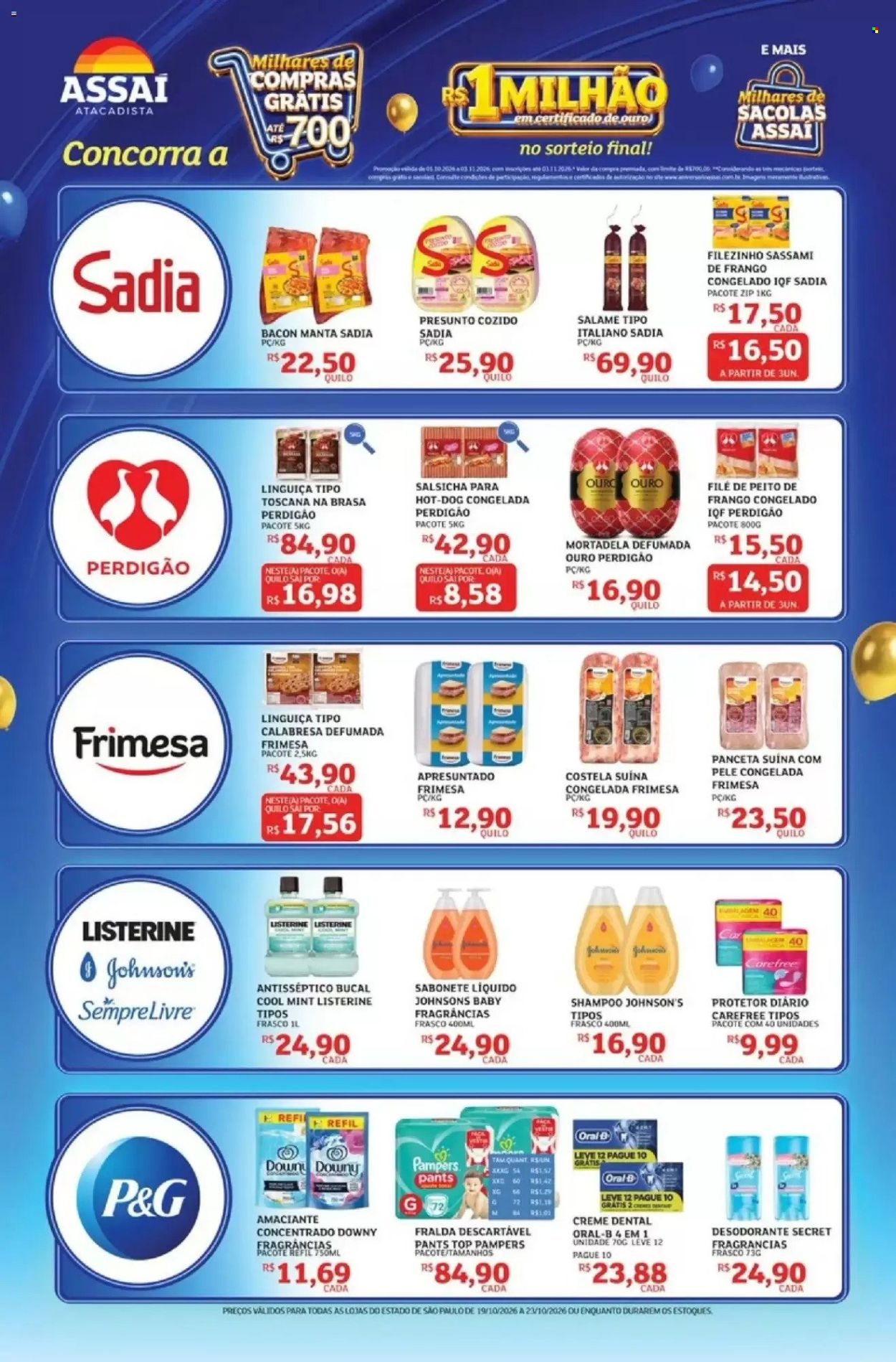 Folheto Assaí Atacadista - 19/10/2026 - 23/10/2026. Página 2