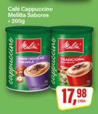 Café Cappuccino Melitta Sabores