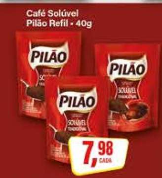 Café Solúvel Pilão Refil - 40g