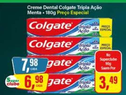 Creme Dental Colgate Tripla Ação Menta