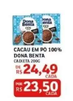 CACAU EM PÓ 100% DONA BENTA
