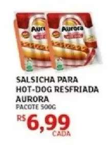 Salsicha para Hot-Dog Resfriada Aurora