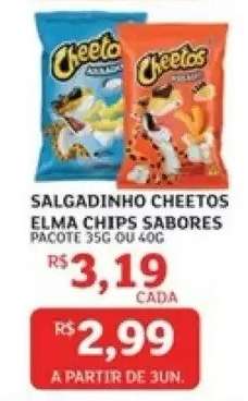 Salgadinho Cheetos Elma Chips Sabores