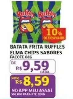 Batata Frita Ruffles Elma Chips Sabores