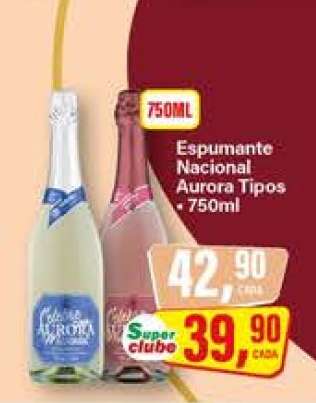 Espumante Nacional Aurora Tipos