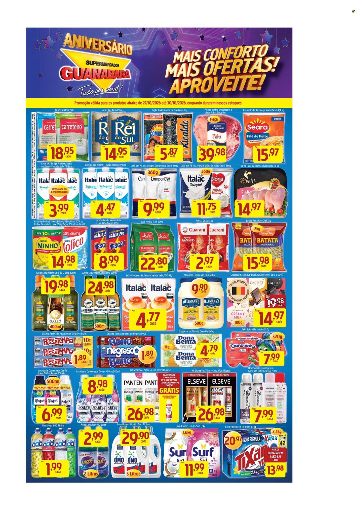 Folheto Supermercados Guanabara - 27/10/2026 - 30/10/2026. Página 1