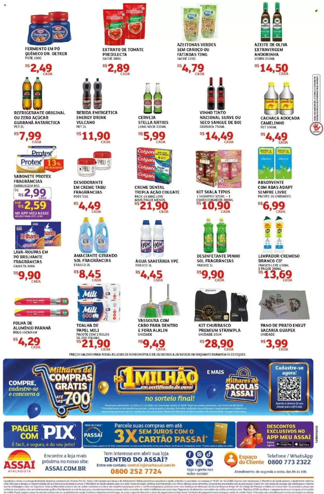 Folheto Assaí Atacadista - 26/10/2026 - 28/10/2026. Página 2