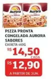 PIZZA PRONTA CONGELADA AURORA SABORES