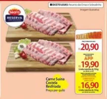 Carne Suína Costela Resfriada