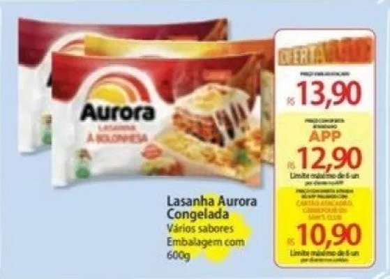 Lasanha Aurora Congelada