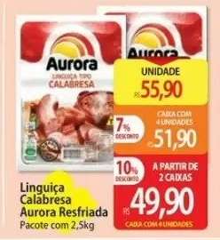 Linguiça Calabresa Aurora Resfriada