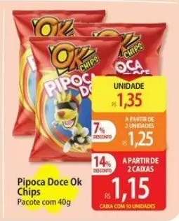Pipoca Doce Ok Chips